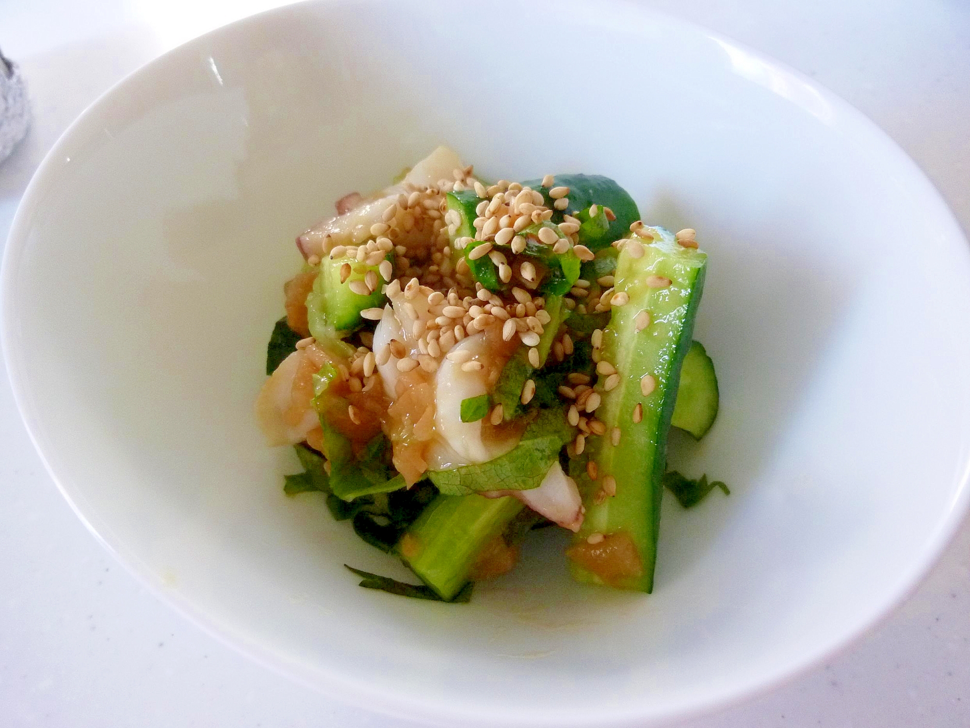 タコときゅうりの梅和え レシピ 作り方 By げんきノンタン 楽天レシピ