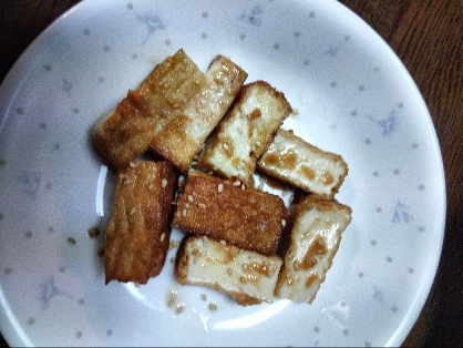 厚揚げの味噌焼き