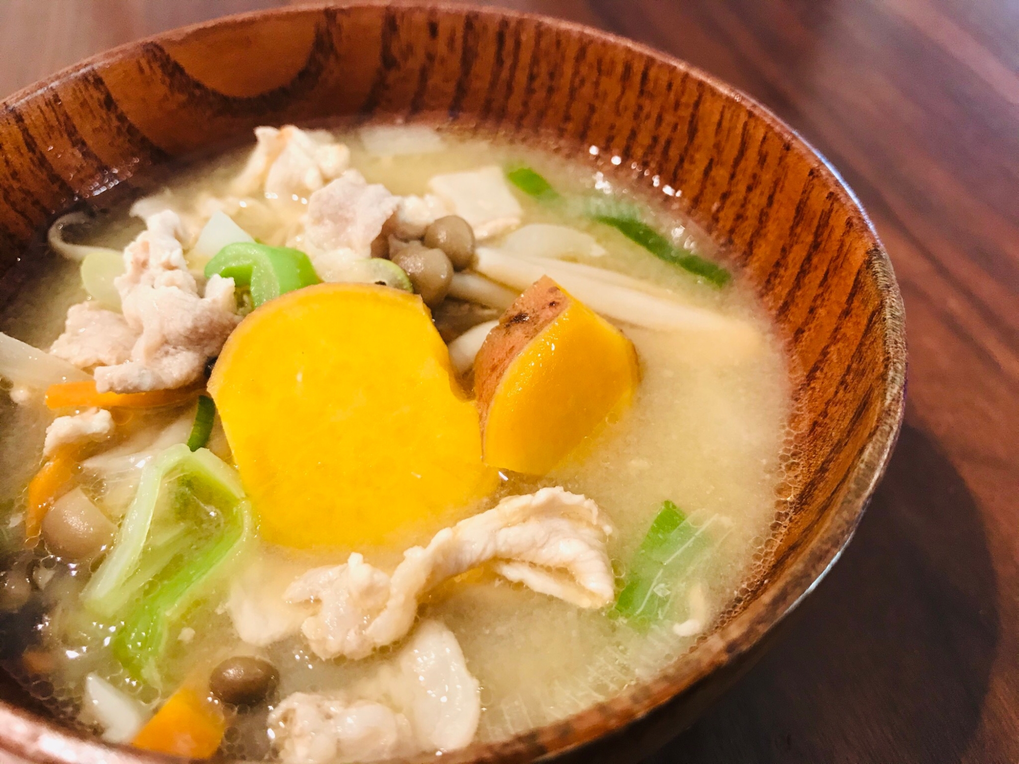 かぼちゃ入り豚汁