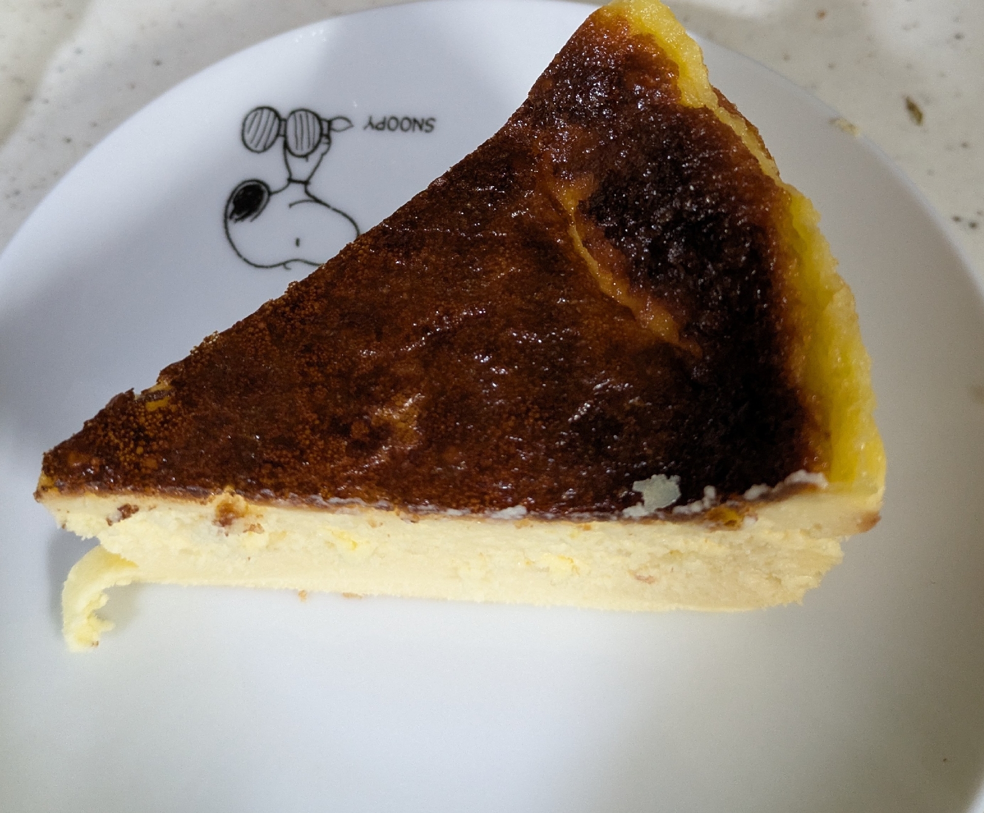 マスカルポーネでバスクチーズケーキ