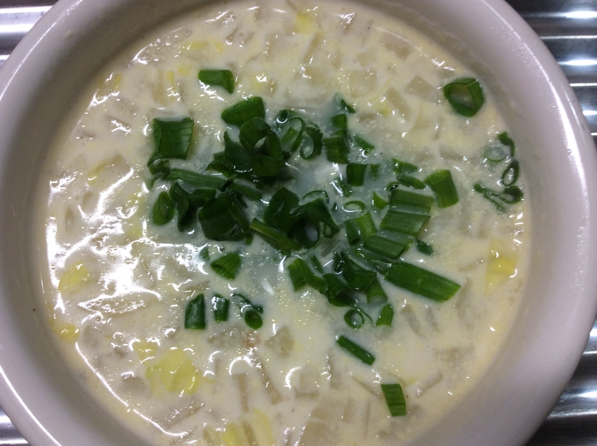 白菜大根の牛乳スープ
