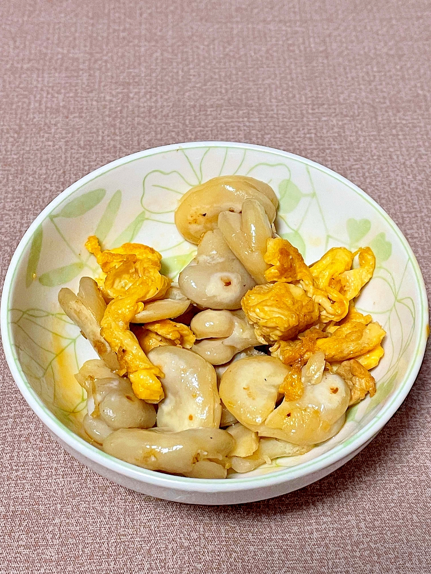 ソラマメと炒り卵