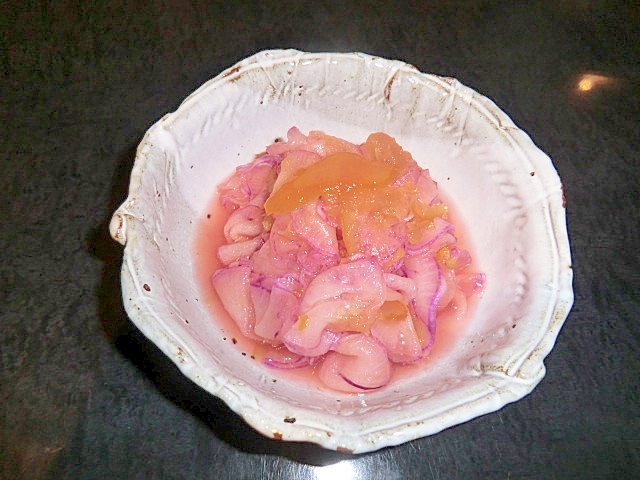 紫大根と柚子茶のお漬物