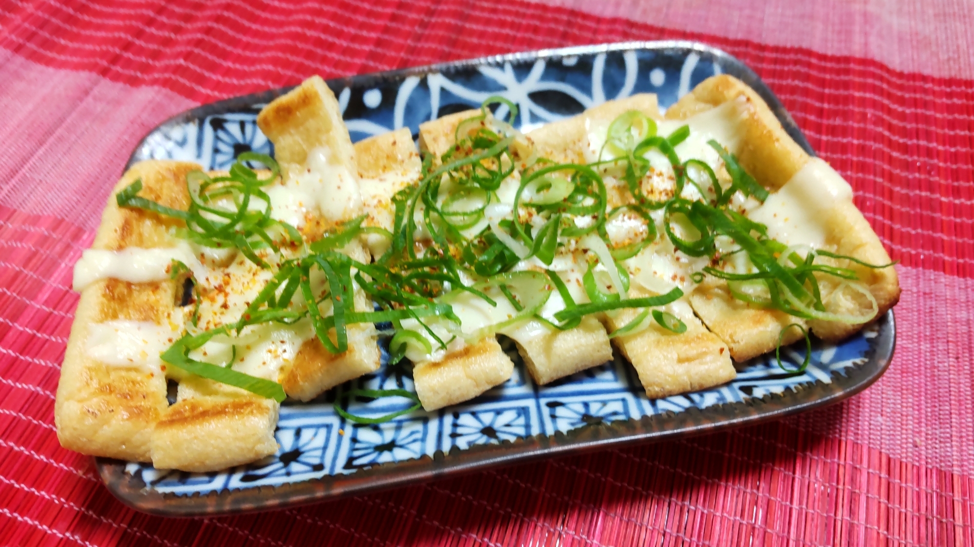 おつまみレシピ♪カリカリ!油揚げのチーズ焼き