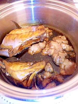 肝が旨過ぎ❤うまずらはぎの煮付け