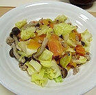 キャベツと彩り野菜の簡単肉味噌炒め