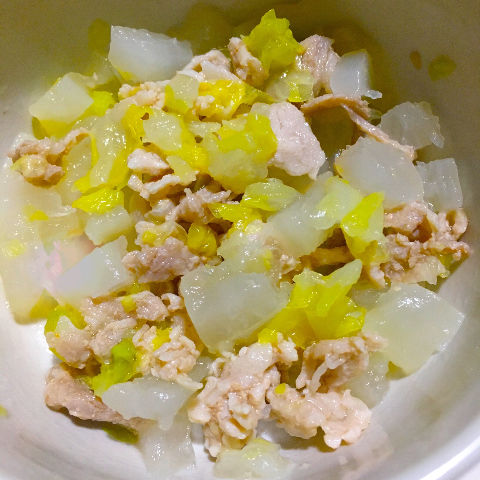 離乳食完了期 豚ロースと大根白菜の煮物 レシピ 作り方 By りし 楽天レシピ 離乳食完了期 豚ロースと大根白菜の煮物 レシピ 作り方 By りし 楽天レシピ