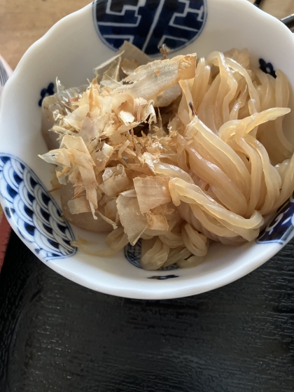 こんにゃくのピリ辛炒め煮