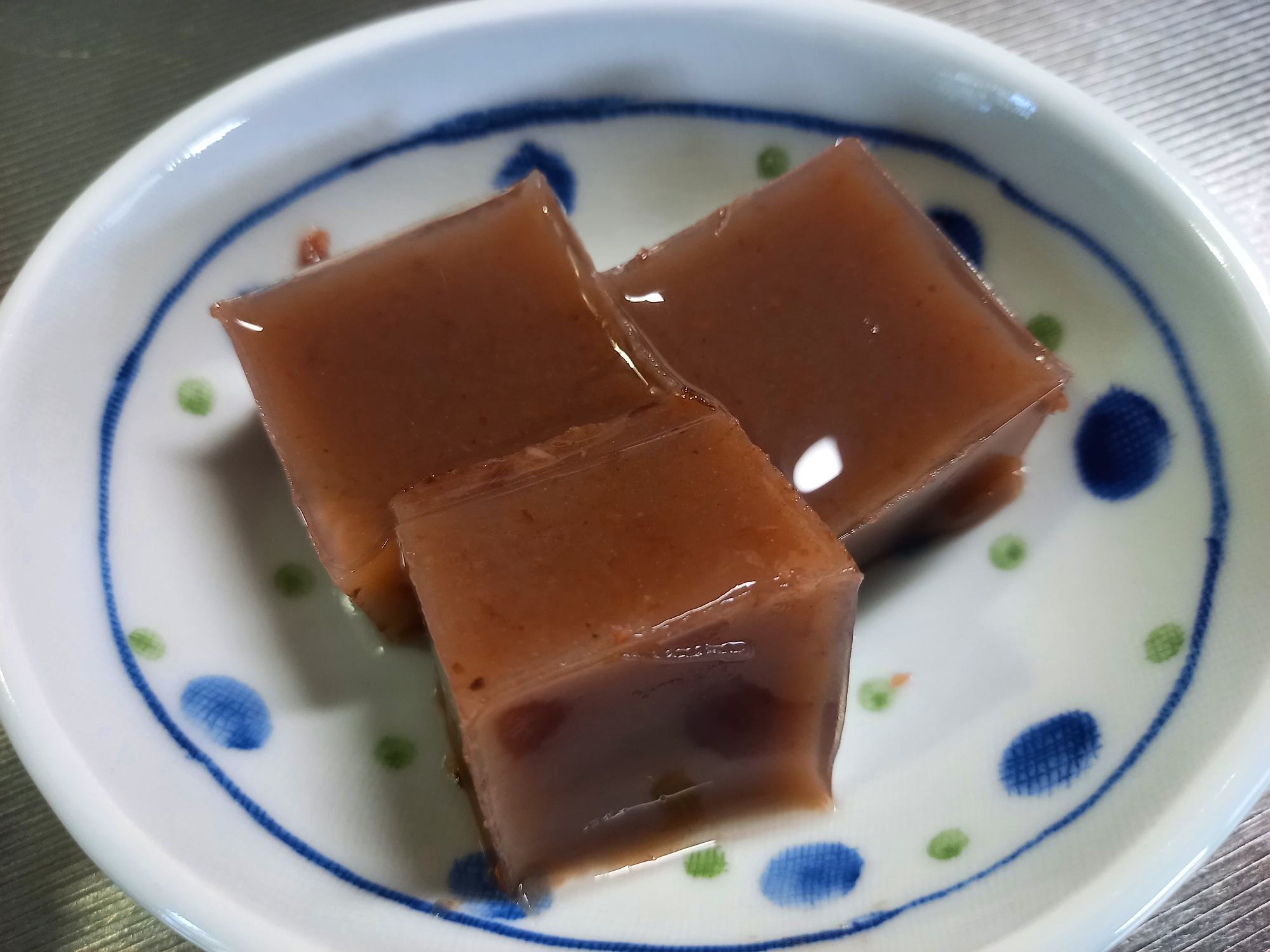 おしるこ缶で作る水羊羹