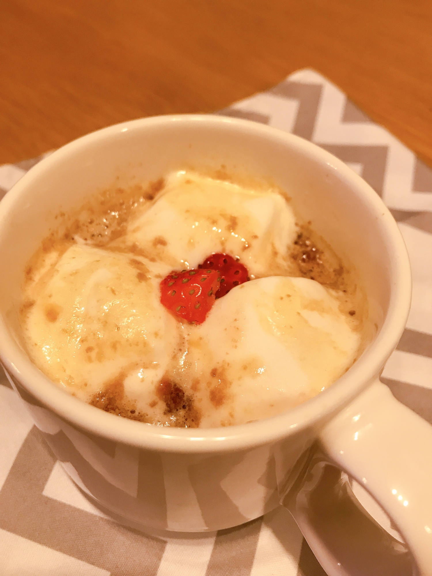 バレンタインに♡いちごカフェオレ