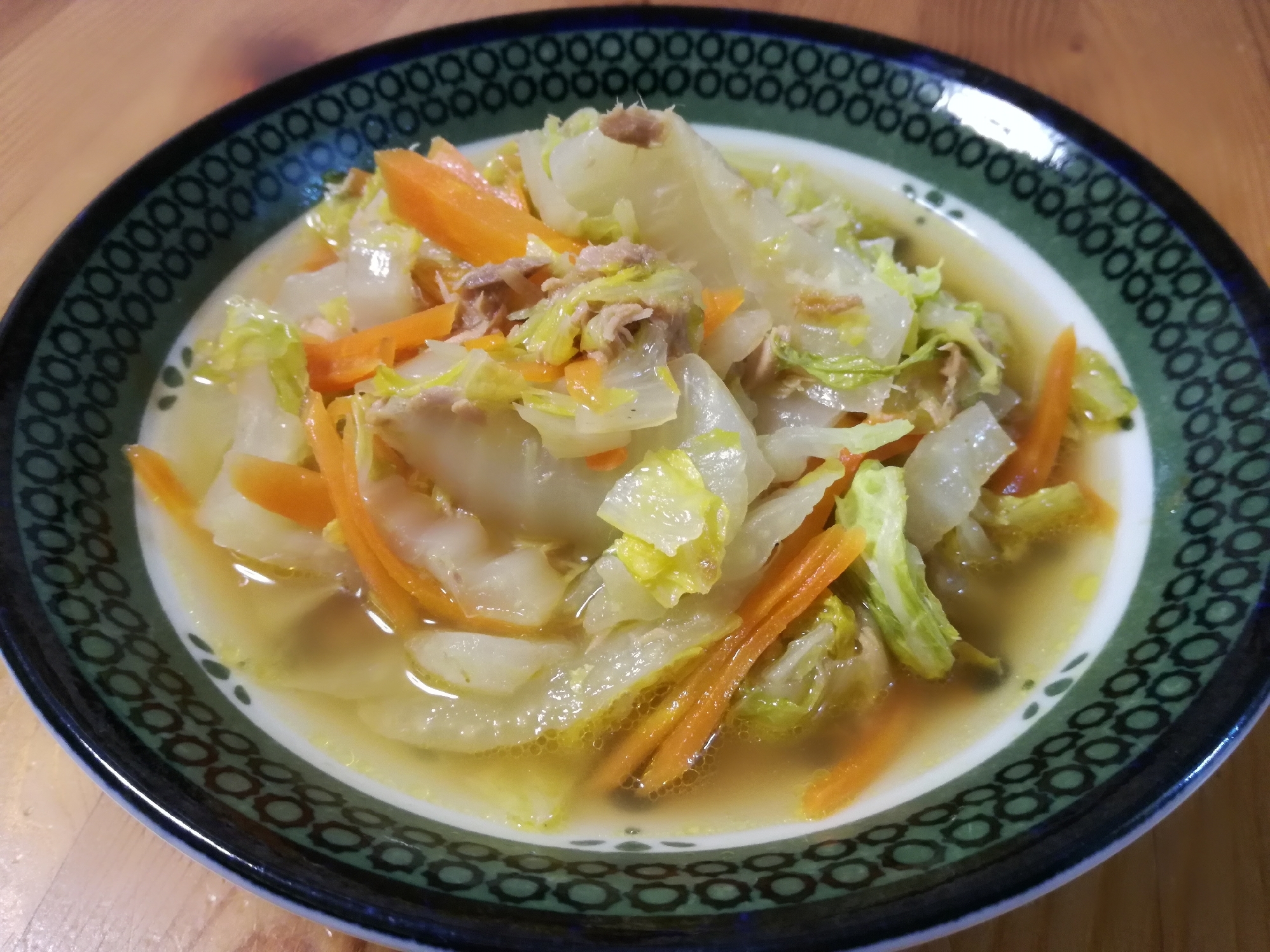 ほったらかし!?白菜ツナの蒸し煮