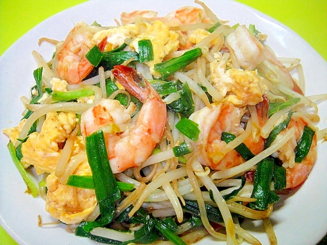 もやしとニラ海老の卵炒め レシピ 作り方 By Mint74 楽天レシピ