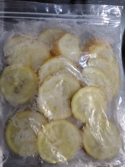 レモンの切り方と冷凍保存