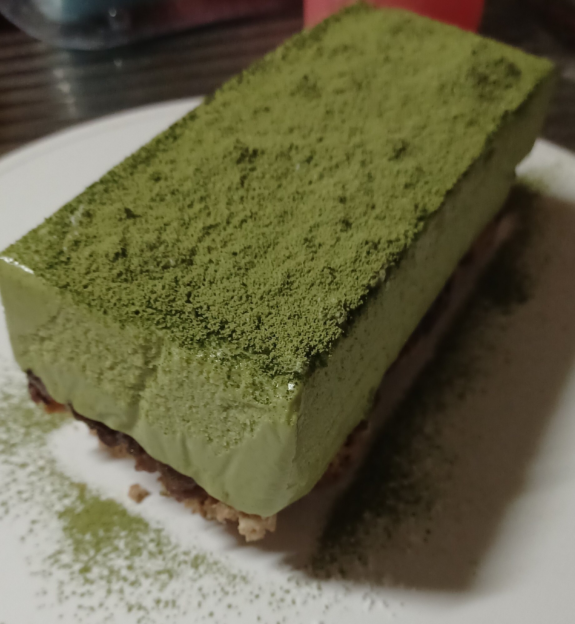 大きな茶色ステッチリボンと抹茶色の苺のピアス♡和菓子 抹茶とあんこをイメージして 202201-chanowa_p01.png?v=