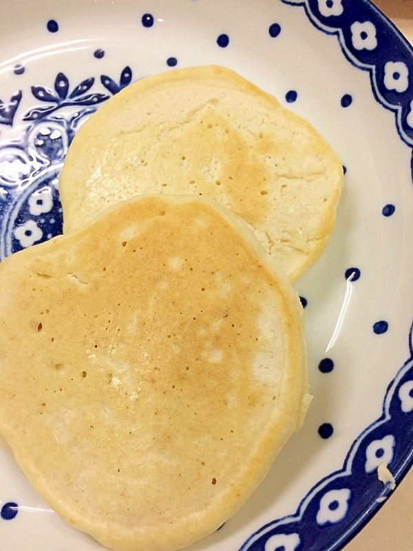 カリッふわ〜！お豆腐パンケーキ【卵なし】