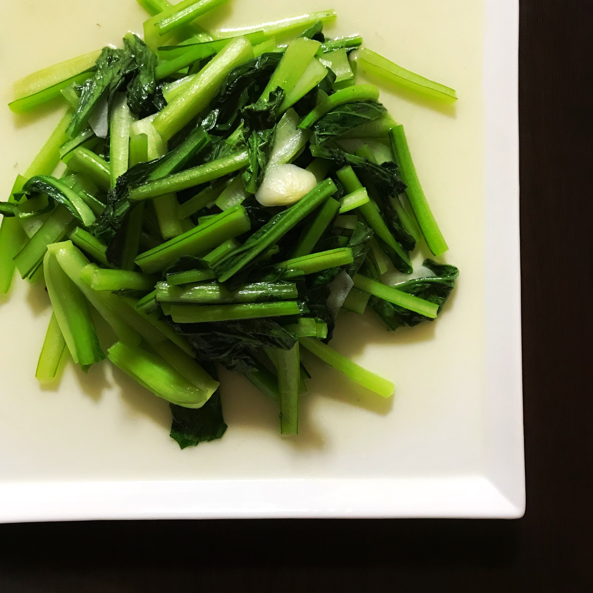 台湾で食べた味☆青菜炒め