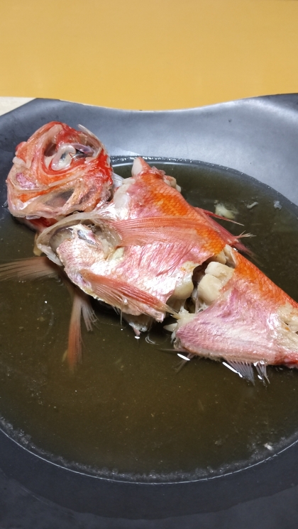 金目鯛の　煮付け