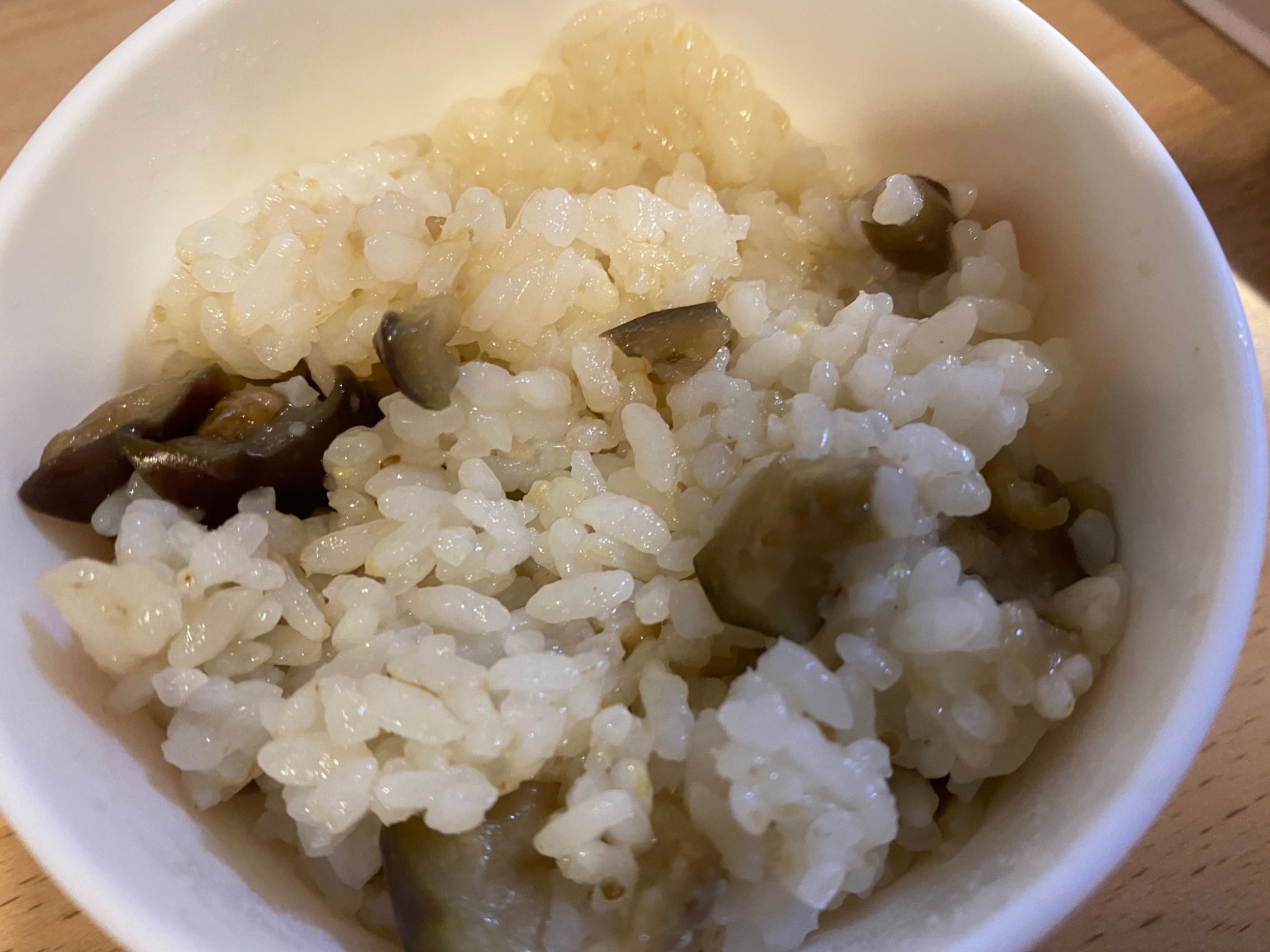 幼児食 茄子混ぜご飯 レシピ 作り方 By Wormom 楽天レシピ