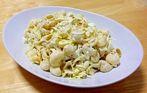 【１０分料理】　栄養満点☆パスタと一緒の卵サラダ