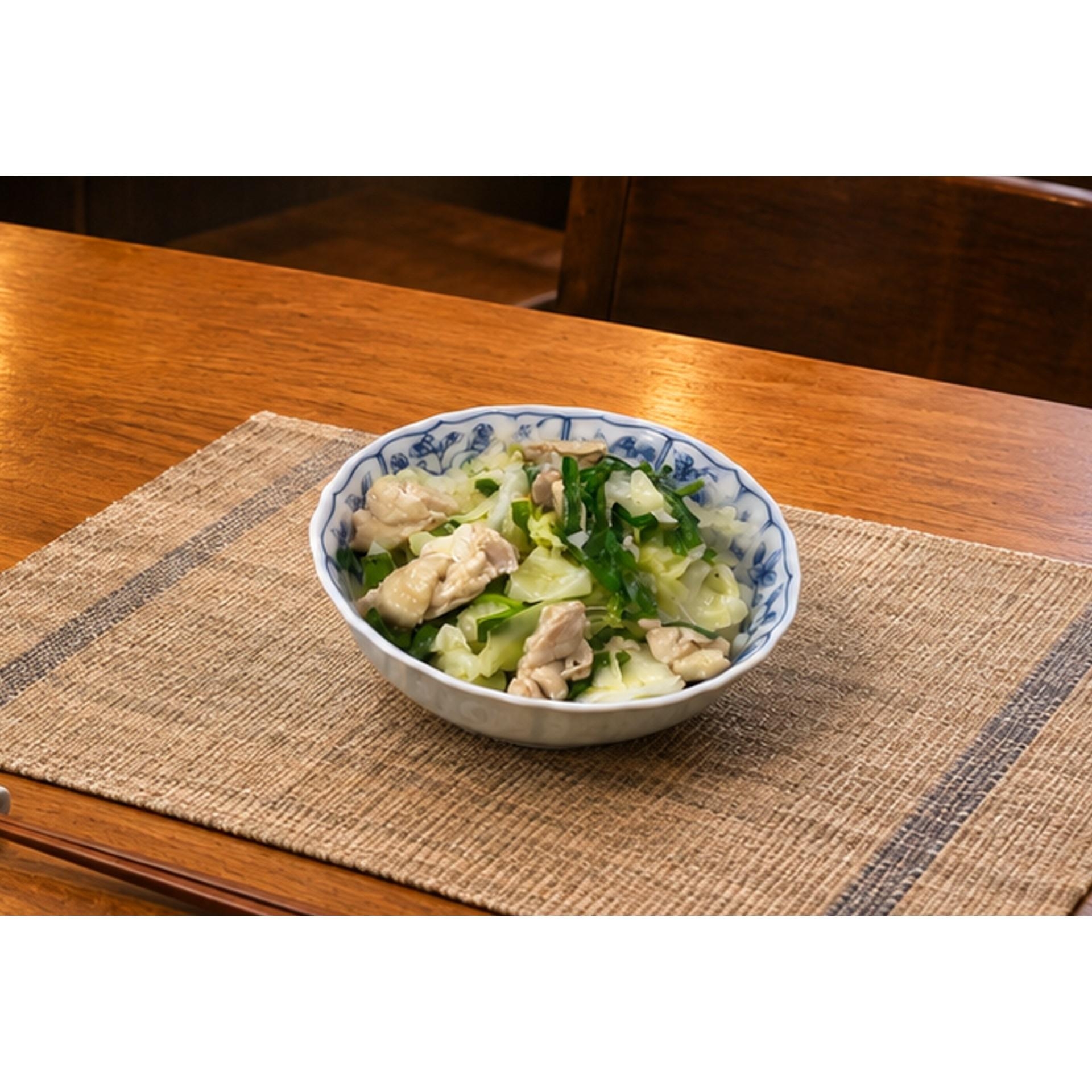 鶏もも肉ときゃべつの塩レモン炒め★動画あり★