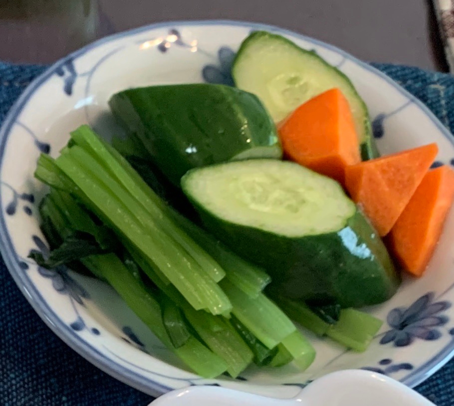 きゅうり、にんじん、小松菜のピクルス