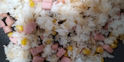 簡単レシピ　焦がしにんにく醤油チャーハン