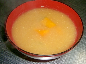 生姜と玉ねぎのすりおろし味噌汁