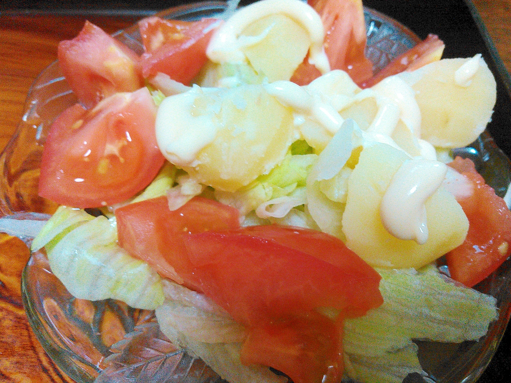 粉ふき芋とトマトのサラダ