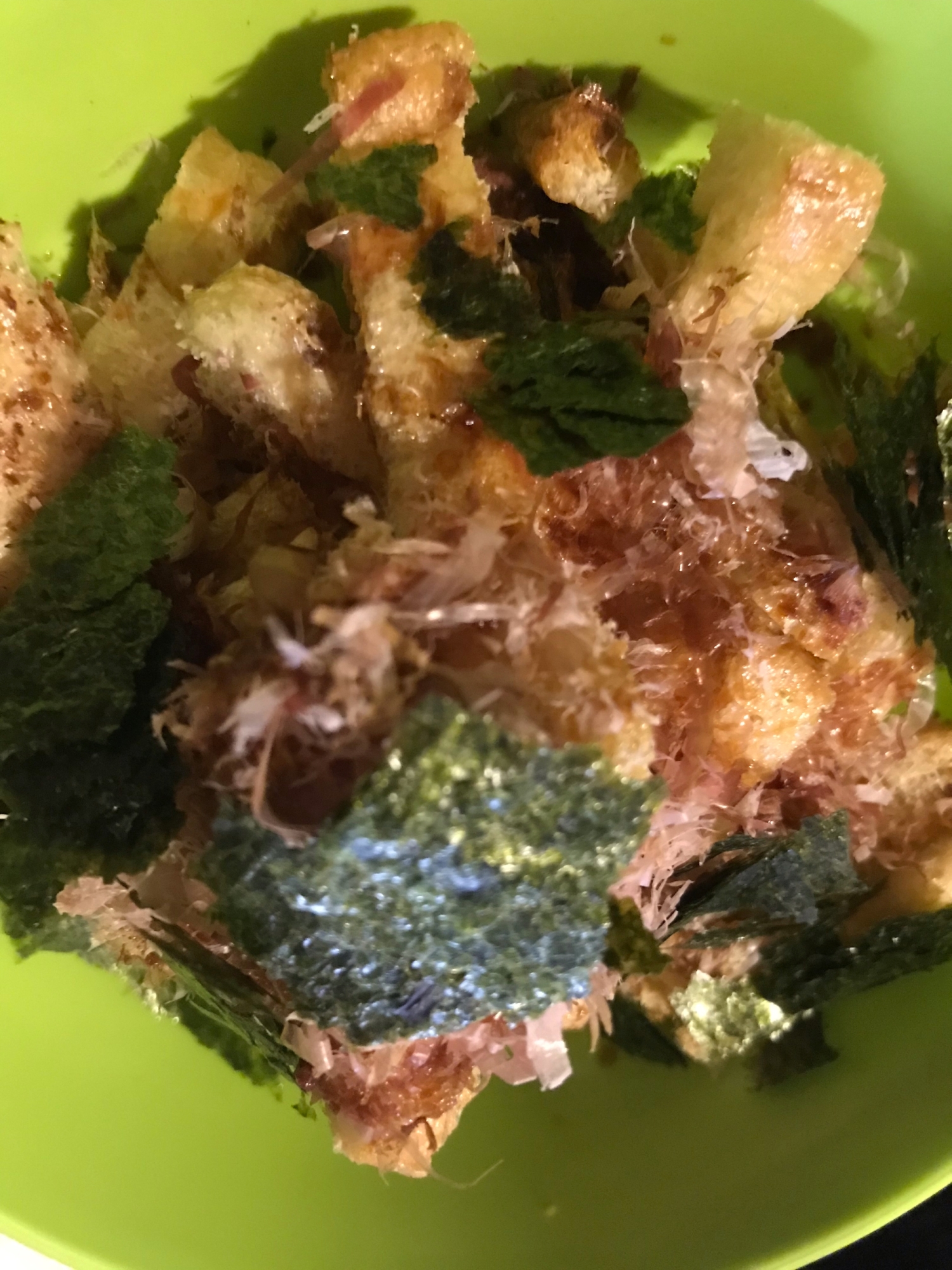 トースターで焼いてサクサク食感!油揚げのおつまみ