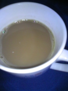 なんだか抹茶クリームあんみつを思いだしましたＹＯ(*^。^*)。
コーヒーなのに抹茶の深さ摩訶不思議、とても美味しくいただきました♪