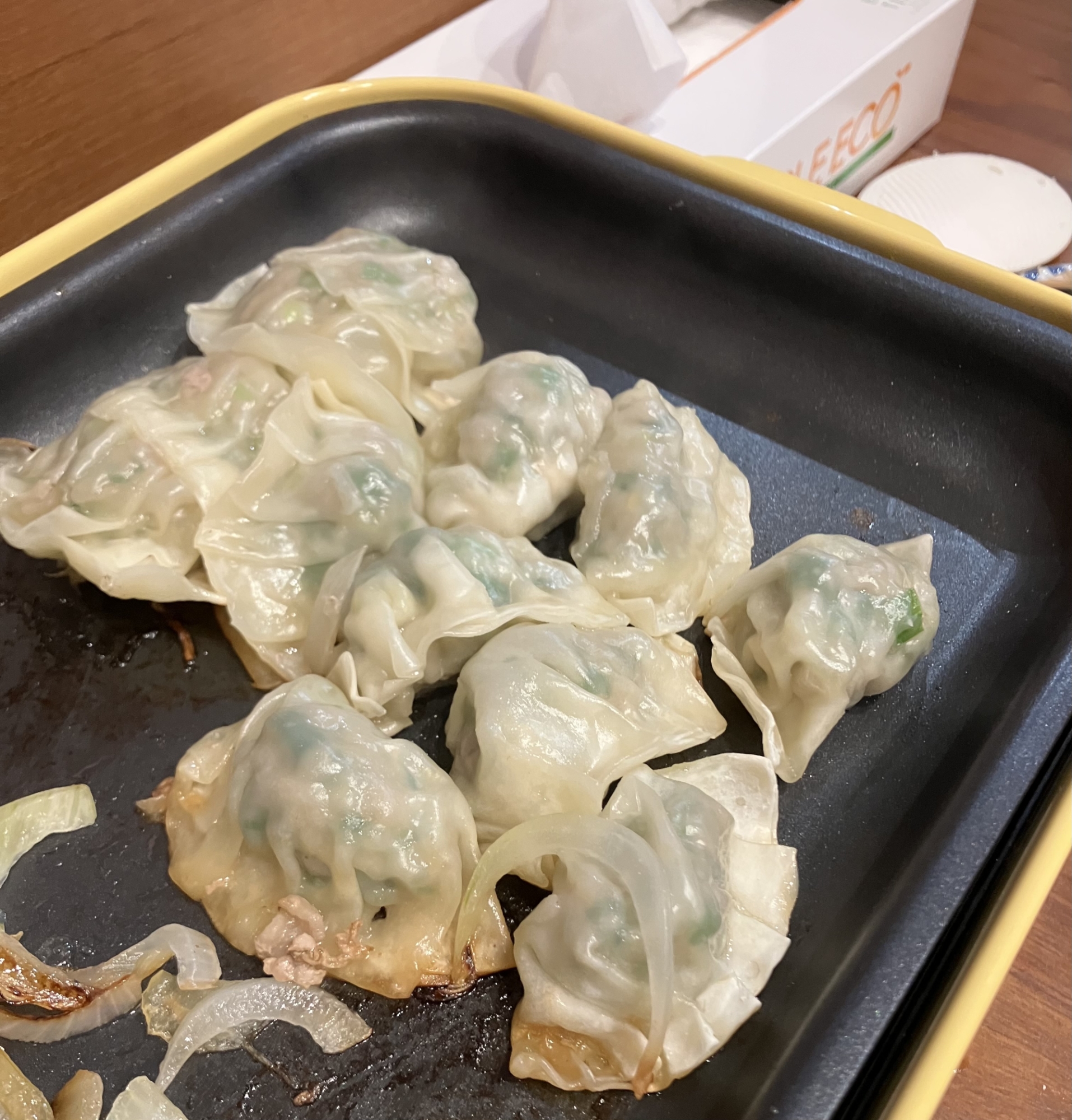 青じそ入りの餃子