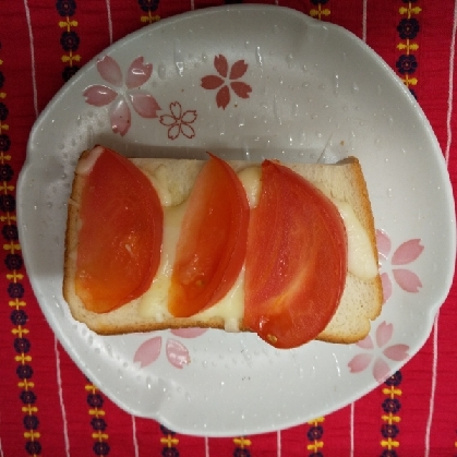 ６分！？流行り生パン❤チーズ＆トマトのホットサンド