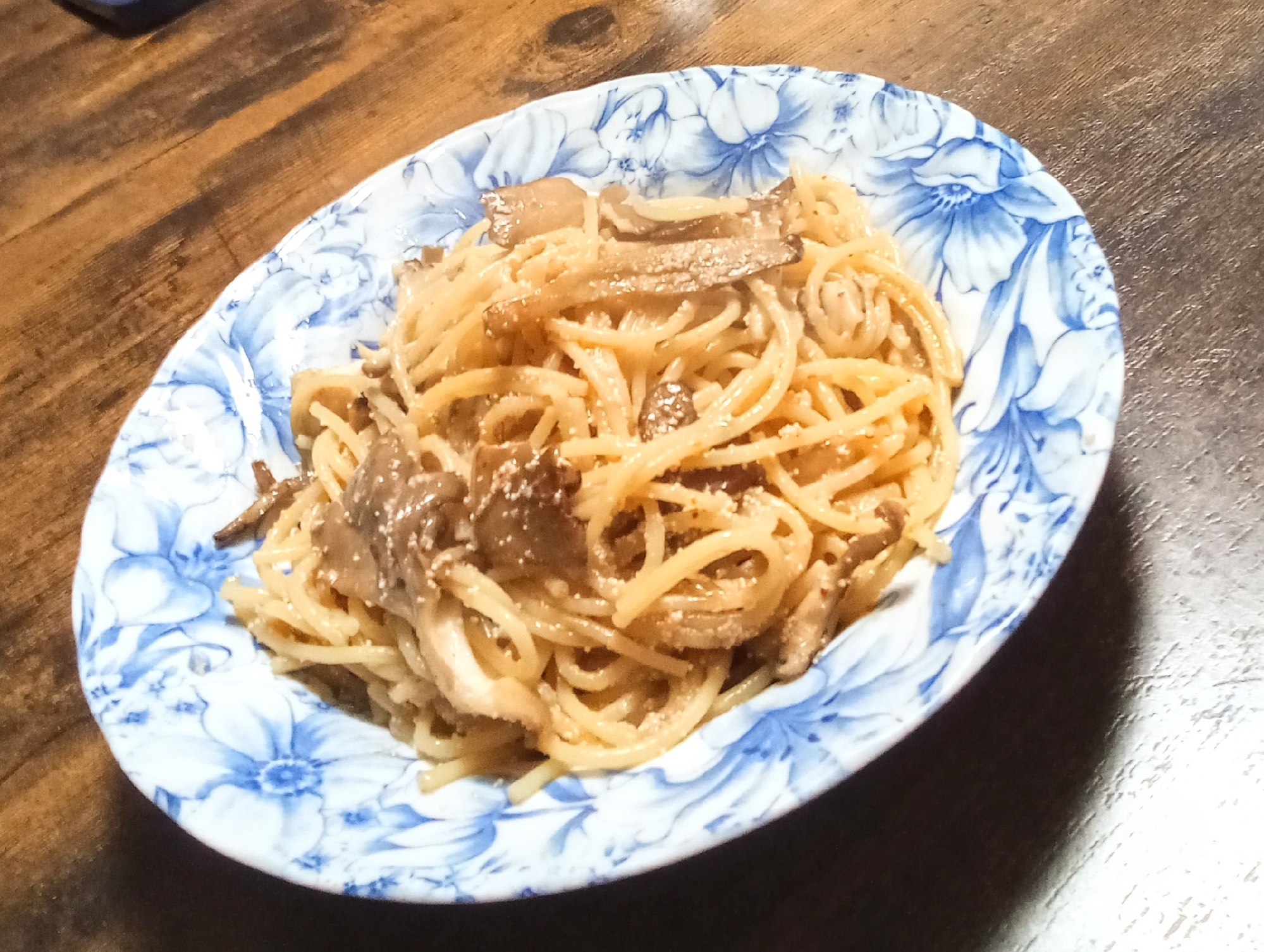 舞茸明太子パスタ