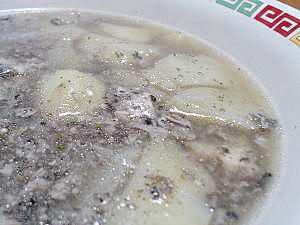 減塩　炊飯器で作るチキンポテトスープ