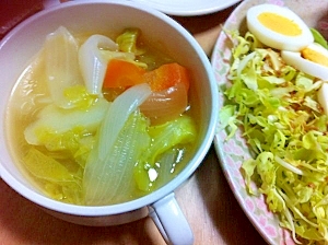 あと一品に☆お野菜たっぷりｽｰﾌﾟ