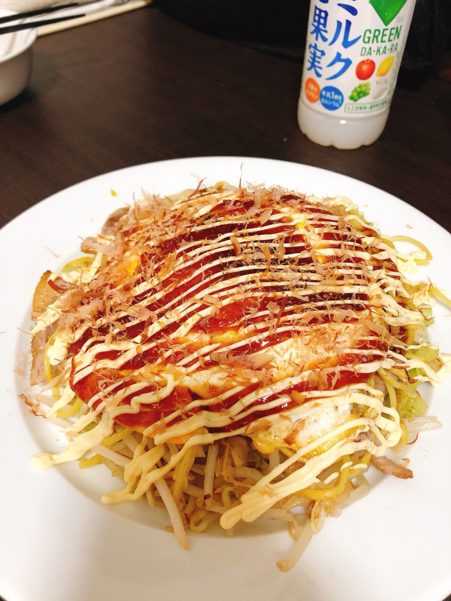 フライパン１枚！広島風お好み焼き☆