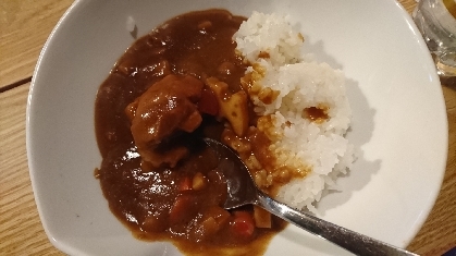 レンコンと鶏肉のカレー！