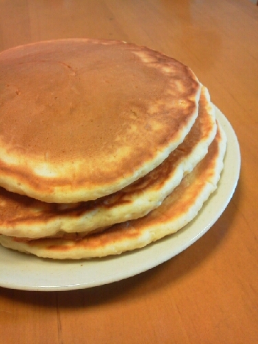 手軽にホットケーキミックスが出来るなんて感動でした☆
また作りたいと思います(^o^)