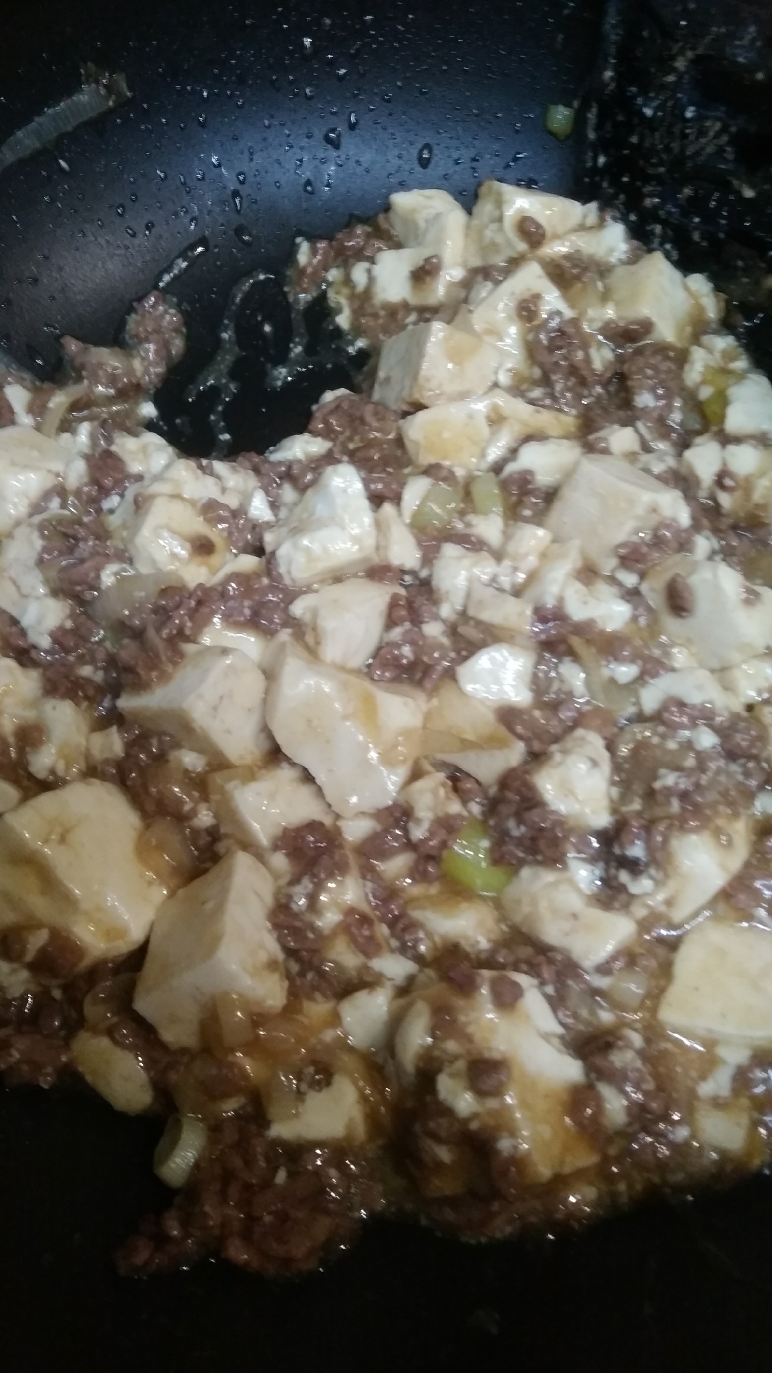 牛肉の麻婆豆腐