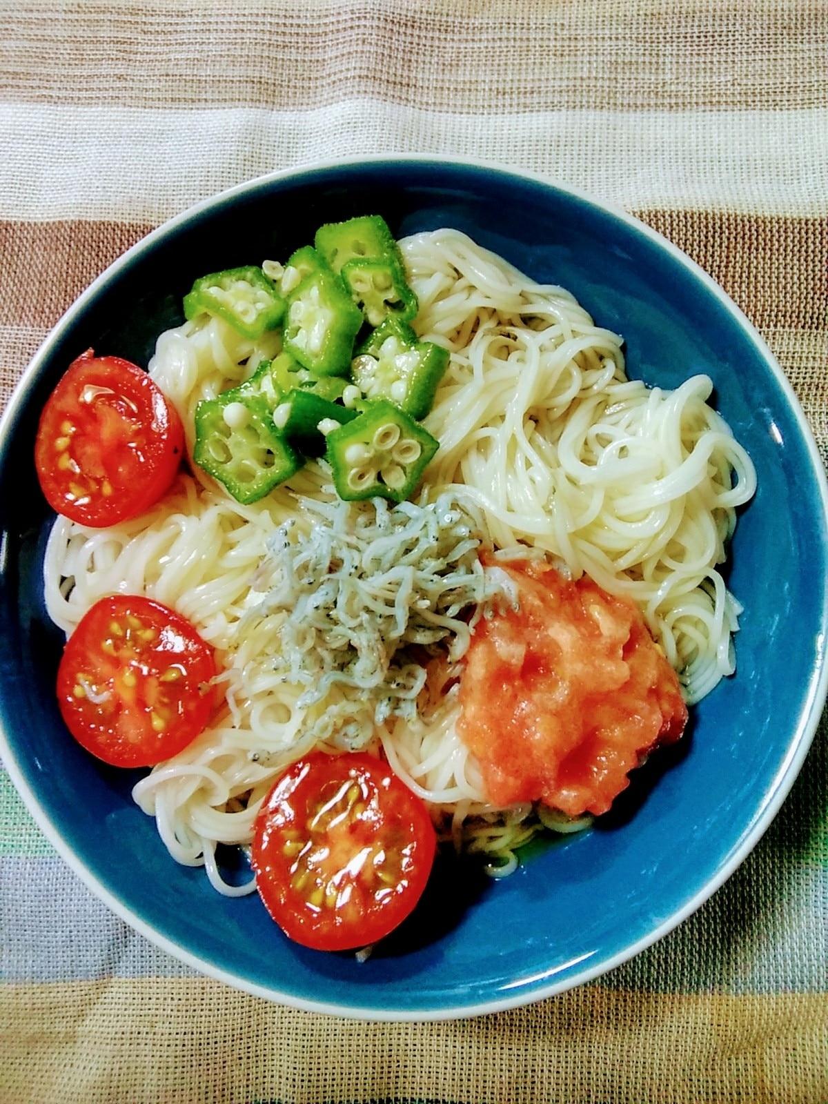 ヒンヤリおろしトマトがけ♡ぶっかけ素麺