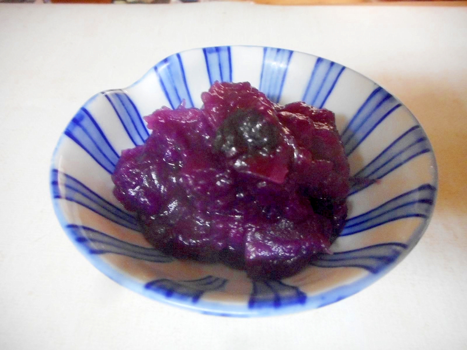 紫芋とカシスのきんとん