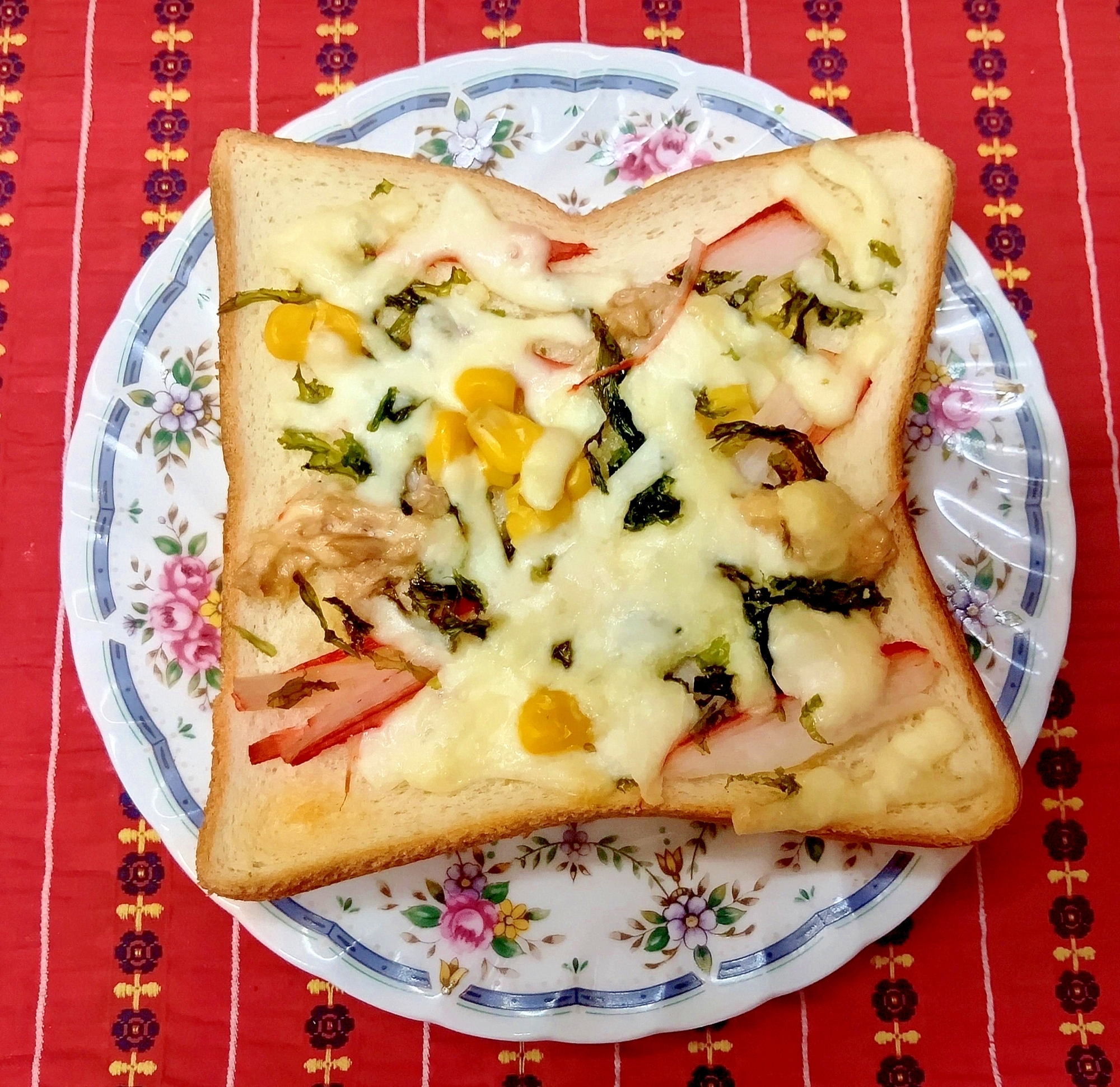 コーンピザトーストその3
