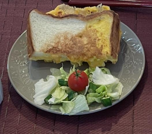 朝食に！カリカリチーズトースト！
