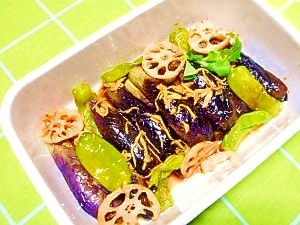 シンプルで旨い☆揚げ茄子の生姜醤油
