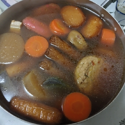 人参も入れて作りました。味がしみてとても美味しかったです！