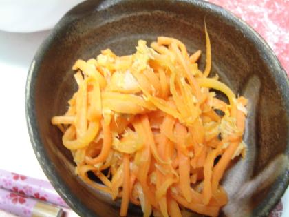 簡単に出来てとっても美味しい♡ホント人参の甘さをしっかり味わえました♫♫♬ご馳走様～（*＾０＾*）