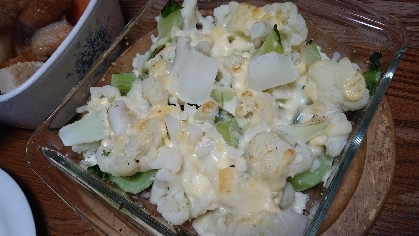 ☆カリフラワーのマヨネーズグラタン☆