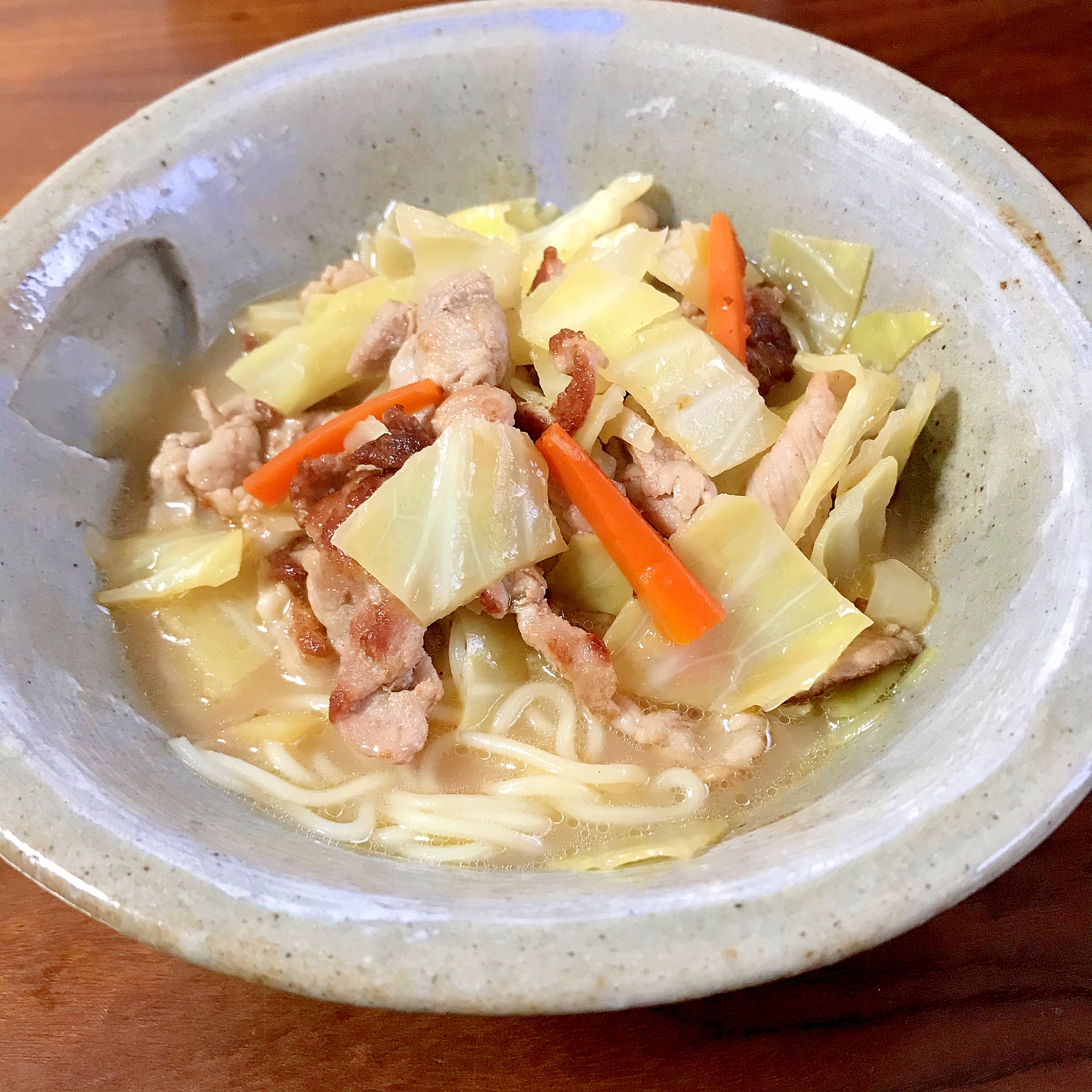 キャベツ大量消費☆肉野菜ちゃんぽん