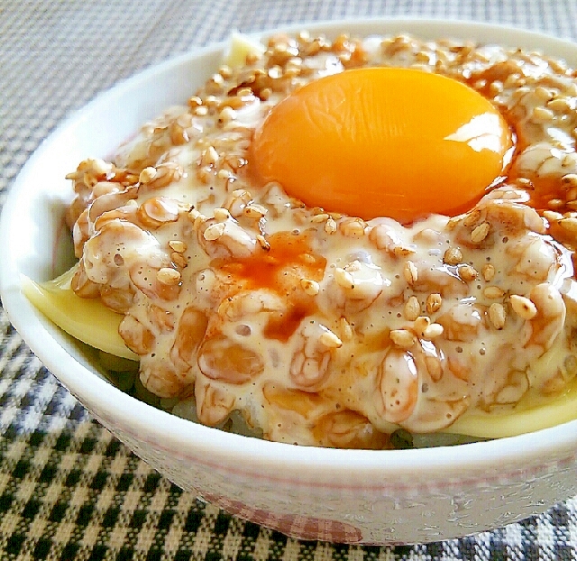 マヨチー納豆ご飯