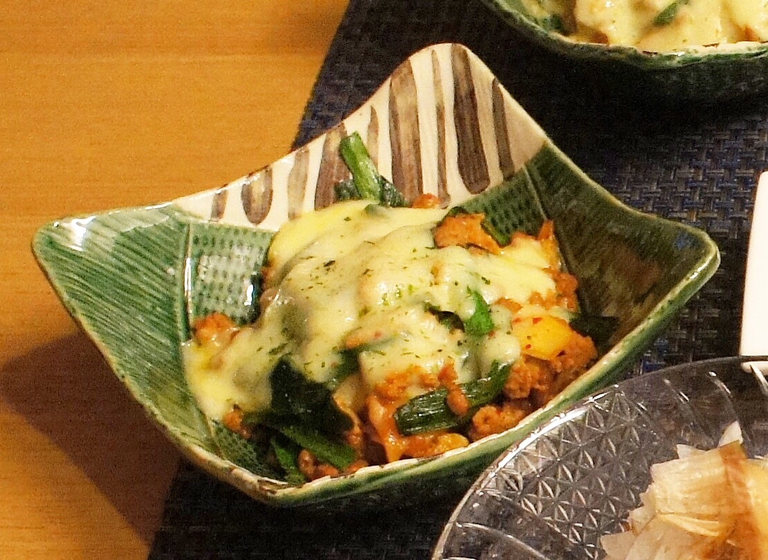 簡単!豚ニラキムチーズ